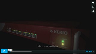 Kerio Controll - produktivita, garance bezpečnosti a výkonu
